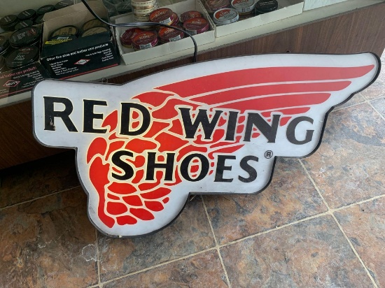 Red Wing Lighted Sign
