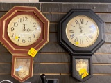 2 Bulova wall clocks