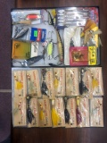 Vintage fishing lures and tackle
