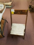 Akron society of artists folding chair