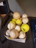 Box of softballs