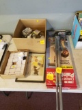 Paint kit, tripod, pedometers, light bulbs