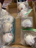 Autographed Cleveland Indians baseballs some not signed