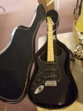 Samick electric guitar with case