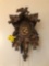 Large wooden carved German cuckoo clock