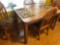 Kitchen table with 4 chairs, wicker accents