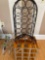 Wine racks 3 & wooden decorated wine bottle holders from Africa