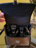Binoculars and a camera