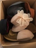 Large collection of ladies hats
