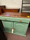 Painted cabinet with top drawer
