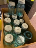 1 box mason jars and lids