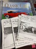 1 classic car book, 2 boxes Pennsylvania and Ohio model a magazine