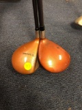 Two Taylor Made burner wood golf clubs