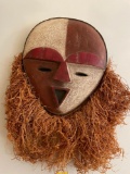 Bearded tribal mask from Africa