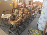 6 upholstered bar stools