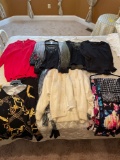 Lot of designer clothing, blouses, sweaters