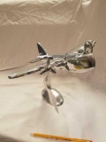 Cast aluminum decorative plane