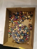 Antique clay marbles