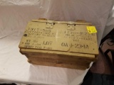 US military crate