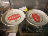 Pair of scharfer beer trays