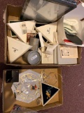 Swarovski crystals and empty Swarovski boxes