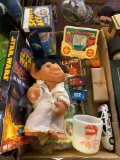 1 flat small collectibles, Star Wars, space ace, Westfield Robyn mug, Troll and more