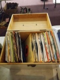 Box of 45 records
