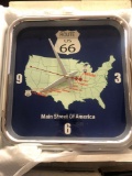 Route 66 wall clock