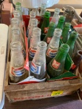 Pepsi crate and old bottles