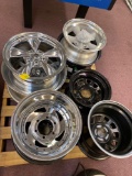 New car rims, all shown on pallet