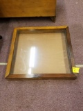 Wood framed showcase