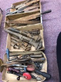 Yankee drills, buggy wrenches, files, butter knives and cleavers and meat hooks