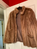 Fur coat from, Vollbracht, vintage fur shawl