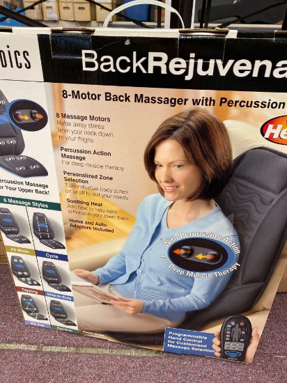 1 box Homedics back massager with heat