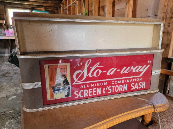 Sto-a-way Screen & Storm Sash Sign