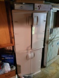 Plastic Rubbermaid Cabinet and Contents
