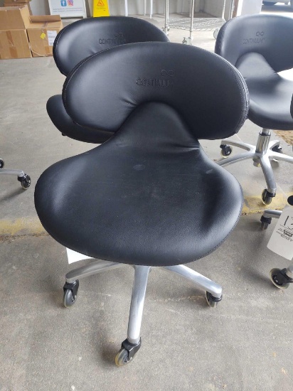 2 Continuum Rolling Pedicure Technician Chairs