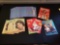 John Travolta picture/postcard books, Gilda Radner cutout book, Blackstone Magic Show book