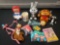 Vintage cartoon characters, Garfield bank, Raggedy Ann, Popeye