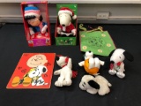 Snoopy Items, Plush Toys, Playskool Puzzle, Bag