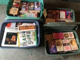 4 totes of books