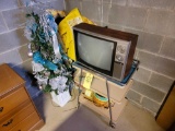 TV on Cart, Decor Tree