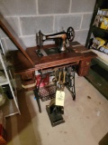 Singer Treadle Sewing Machine, Fireplace Tools