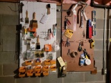 Contents of Pegboards, Tools