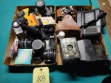Assorted Vintage Cameras and Lenses