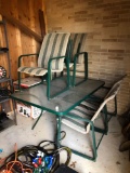 Large Patio Table, Small Patio Table, 4 Patio Chairs, 2 Swivel Patio Chairs