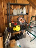 Metal Shelf and Contents, Karcher Power Washer