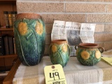 Roseville Pottery Vases