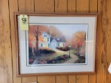 Thomas Kinkade Framed and Matted Print