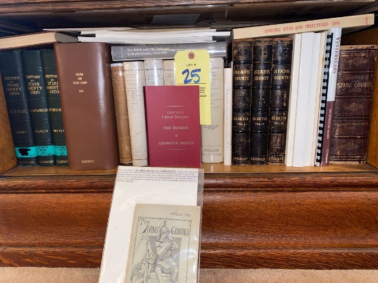 One shelf of stark county books